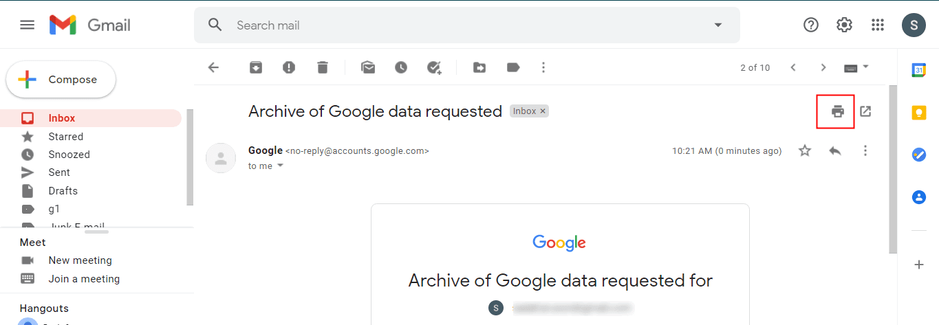 How to Save a Gmail Email as a PDF?