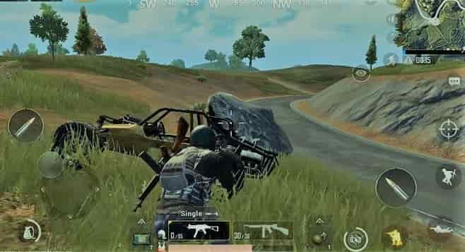 Do not use the vehicle as a cover or cover