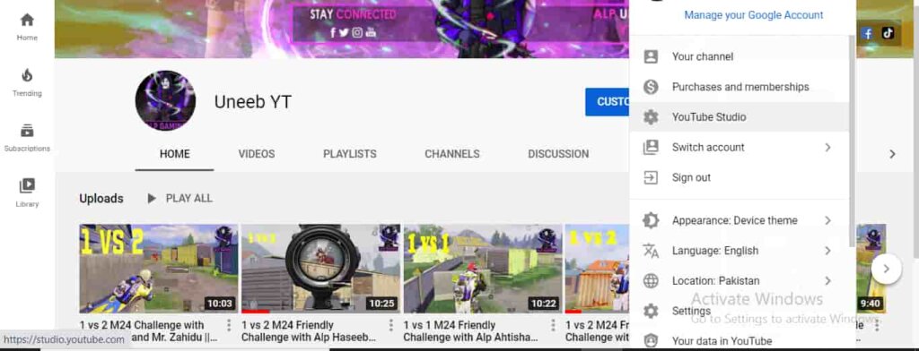 Youtube analytics
